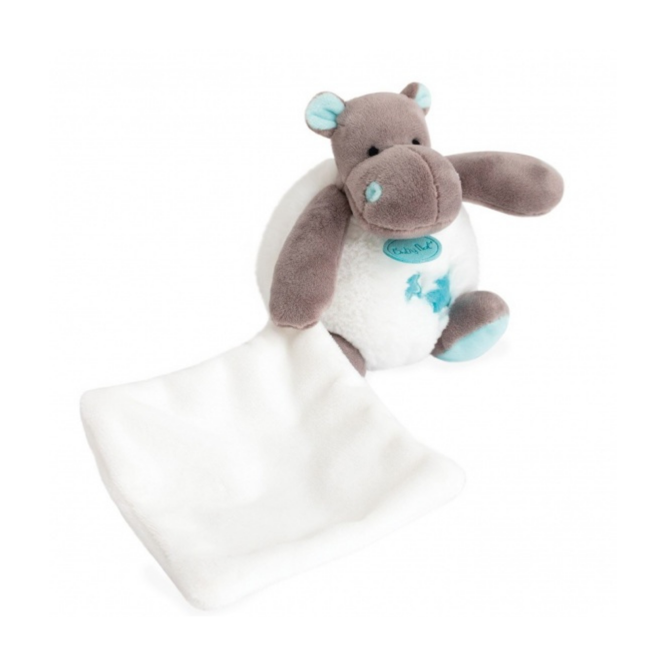 Peluche Hippo Bazile bleu
