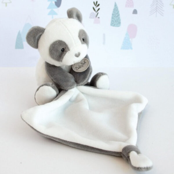 Petite peluche avec doudou "Mon P'tit Panda"