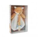 Coffret doudou attache-tétine renard