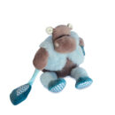 Pantin d'éveil hippopotame Bazile