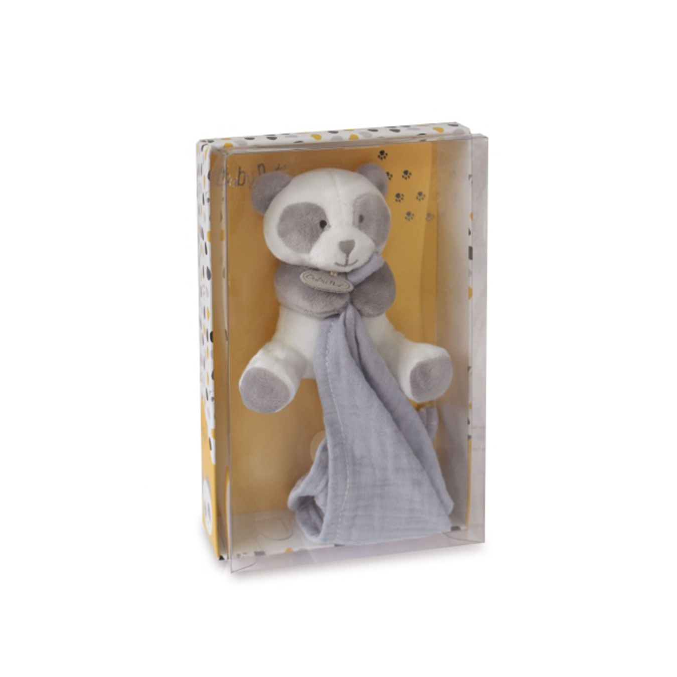 Coffret cadeau Pantin Panda avec attache-tétine