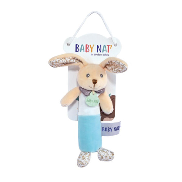 Hochet Pouet Lapin Poupi "nature"