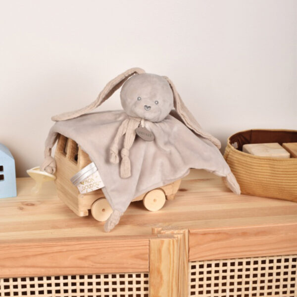 Doudou lapin marron Mocca