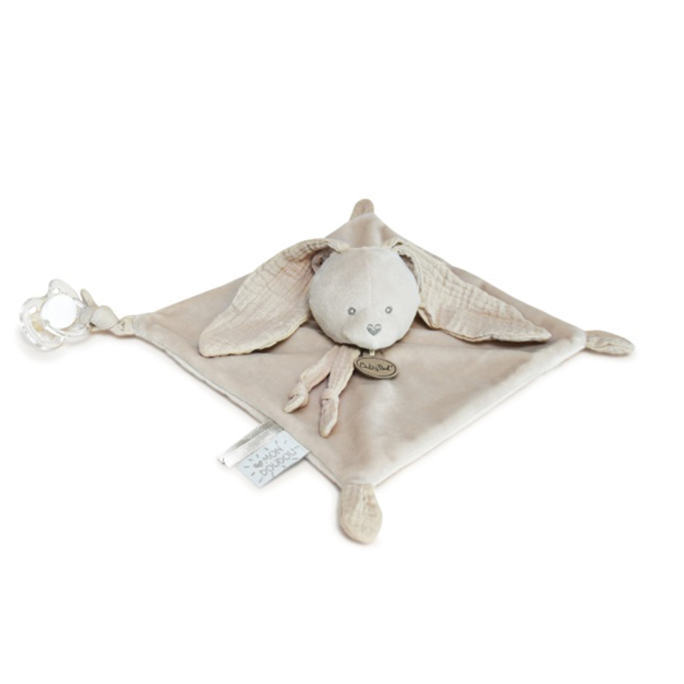Doudou lapin marron Mocca