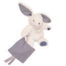 Pantin lapin bleu céleste