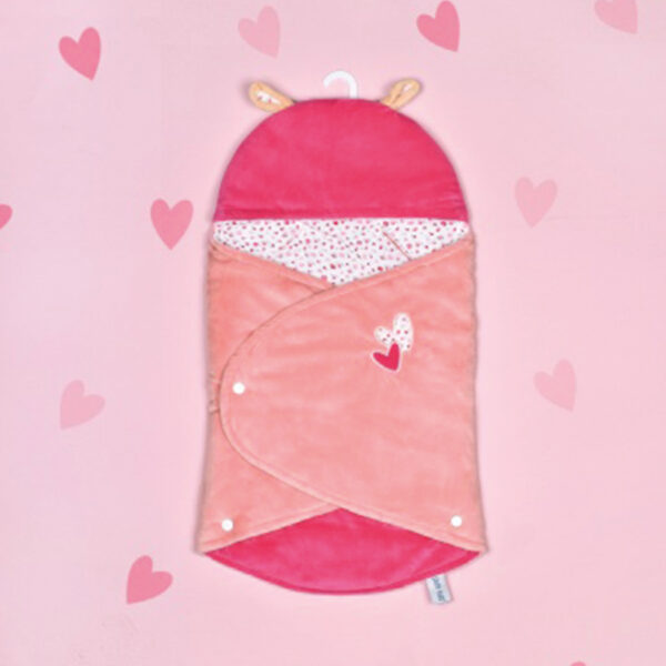 Nid d'ange Lapin Poupi "rose"
