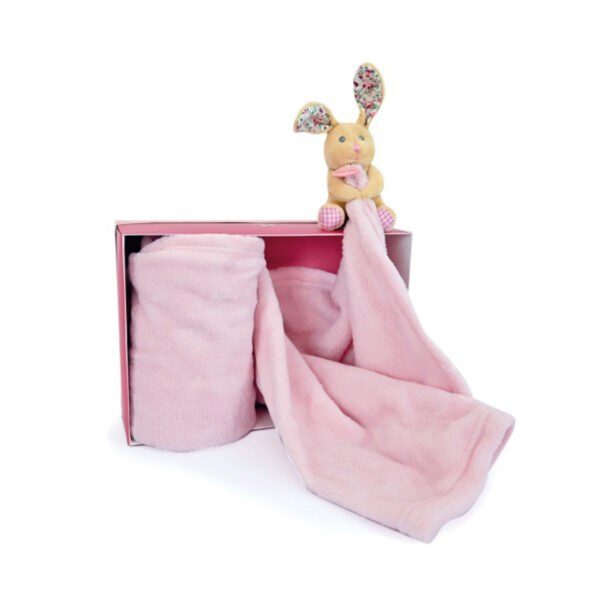 Cape de bain Lapin Poupi Rose
