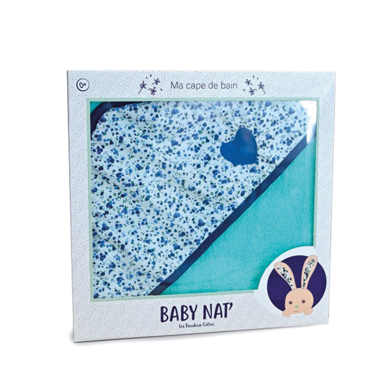 Coffret cape de bain Lapin Poupi marine
