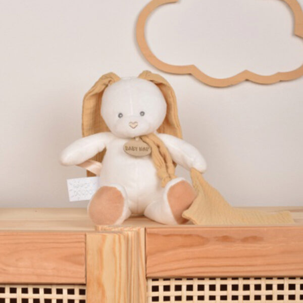 Doudou Lapin Nougat avec Pantin