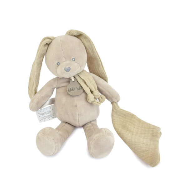 Pantin avec Doudou Lapin Mocca