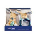 Coffret Doudou Attache Sucette Lapin Poupi