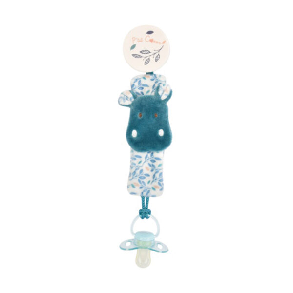 Attache Sucette Bazile bébé, bleu, naissance