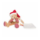 Pantin avec Doudou Ourson Noël