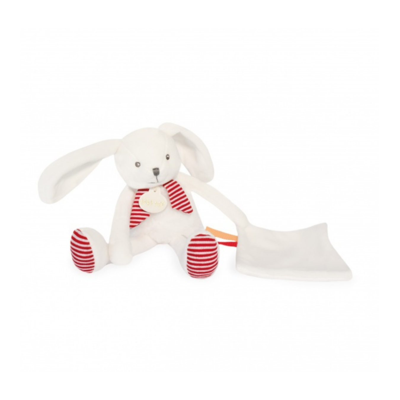 Pantin avec Doudou Lapin Noël