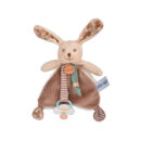 Doudou attache sucette lapin POUPI