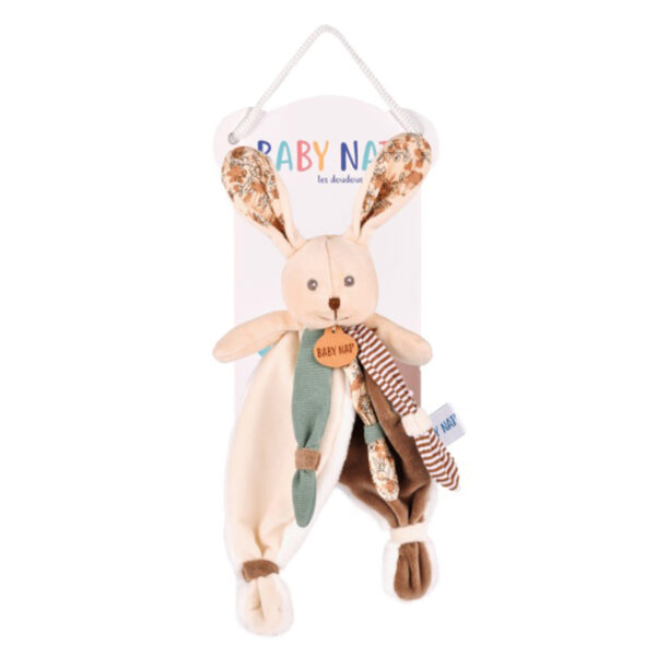 Doudou plat Lapin POUPI