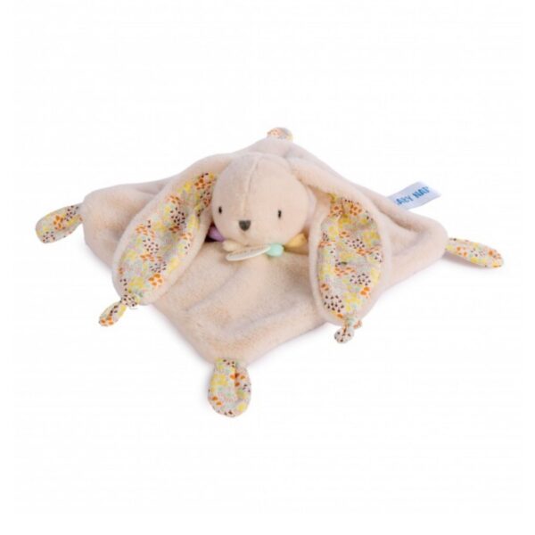 Doudou plat lapin Gabin  -  ivoire